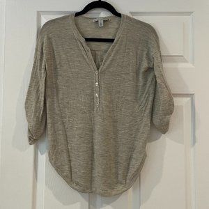 Autumn Cashmere Gray Sweater/Shirt - Size XS
